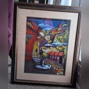 Miguel Freitas RARE 3D diorama framed
